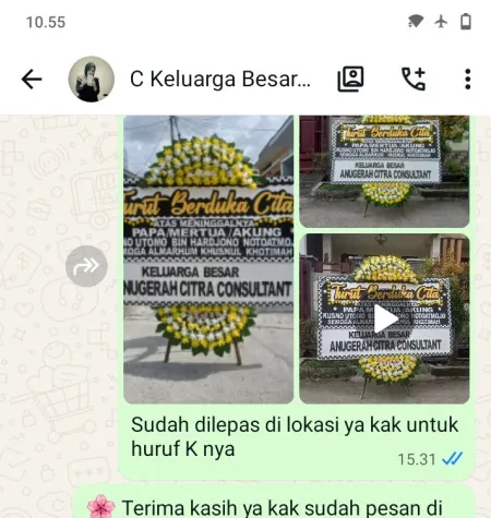 Pengiriman Papan Bunga Duka Universitas Indonesia Depok