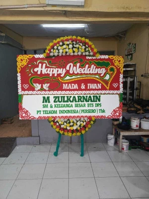 Papan Bunga di Universitas Indonesia Depok